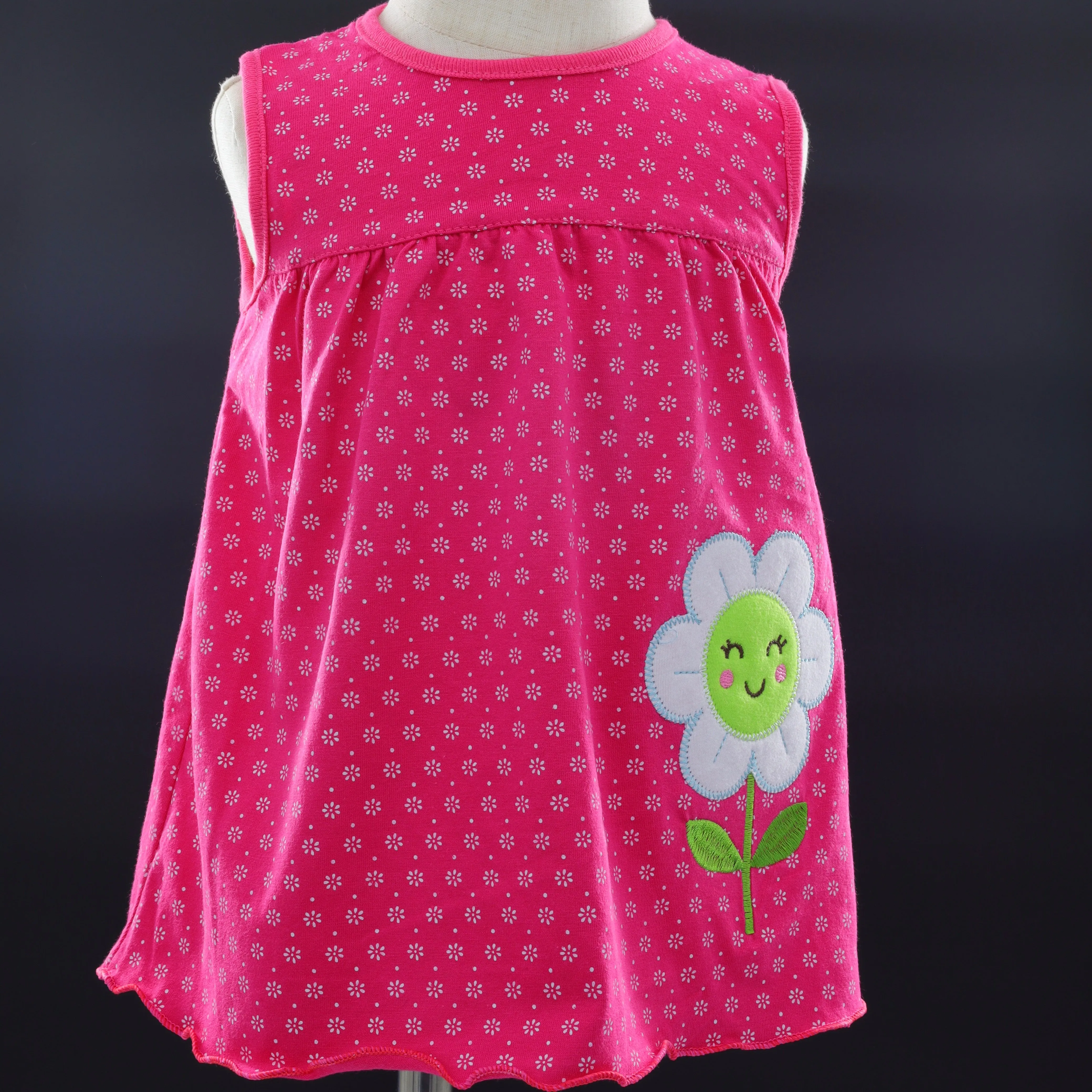 Girls Cotton Comfort Summer Dress