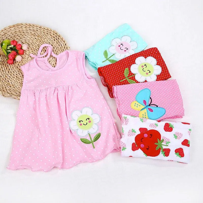 Girls Cotton Comfort Summer Dress