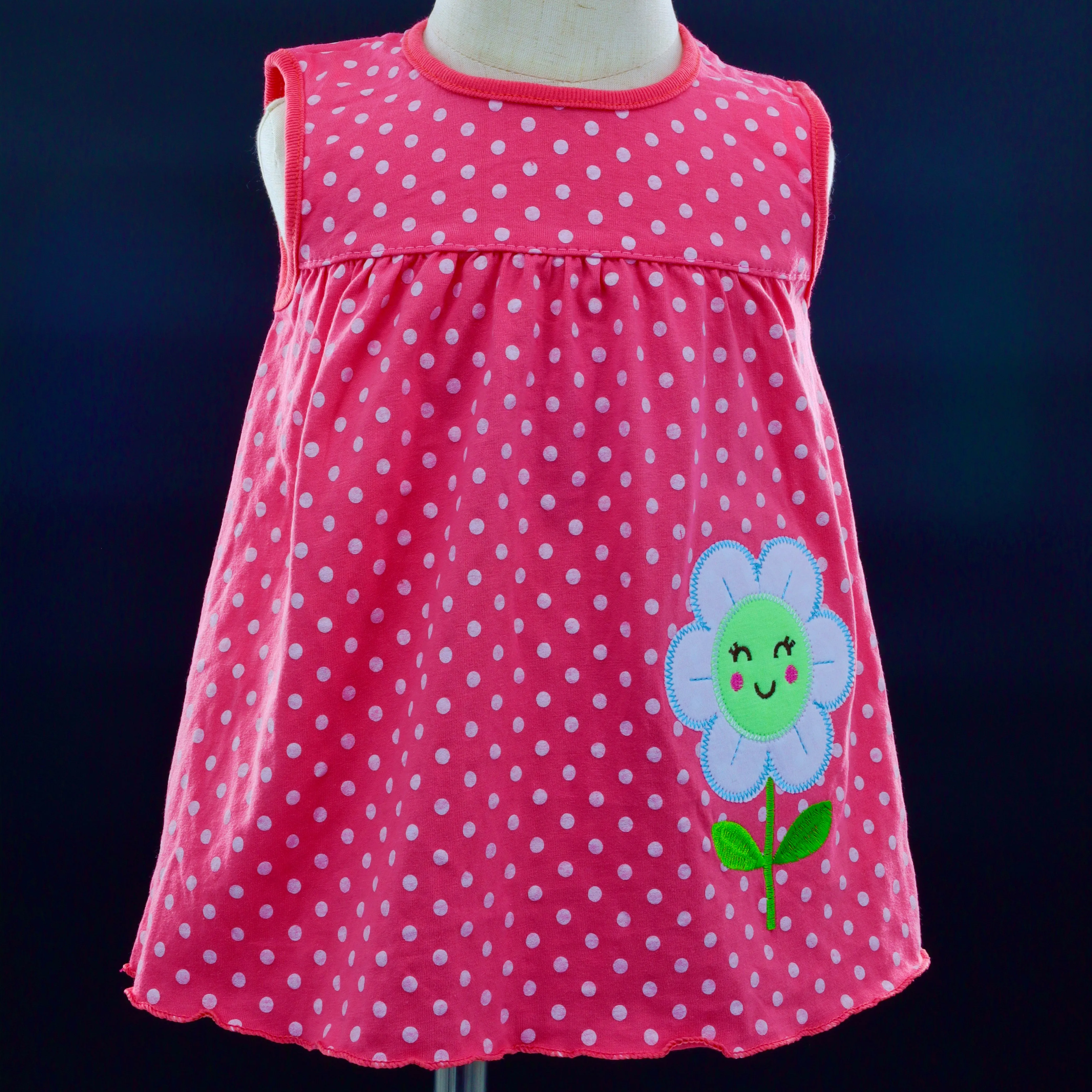 Girls Cotton Comfort Summer Dress