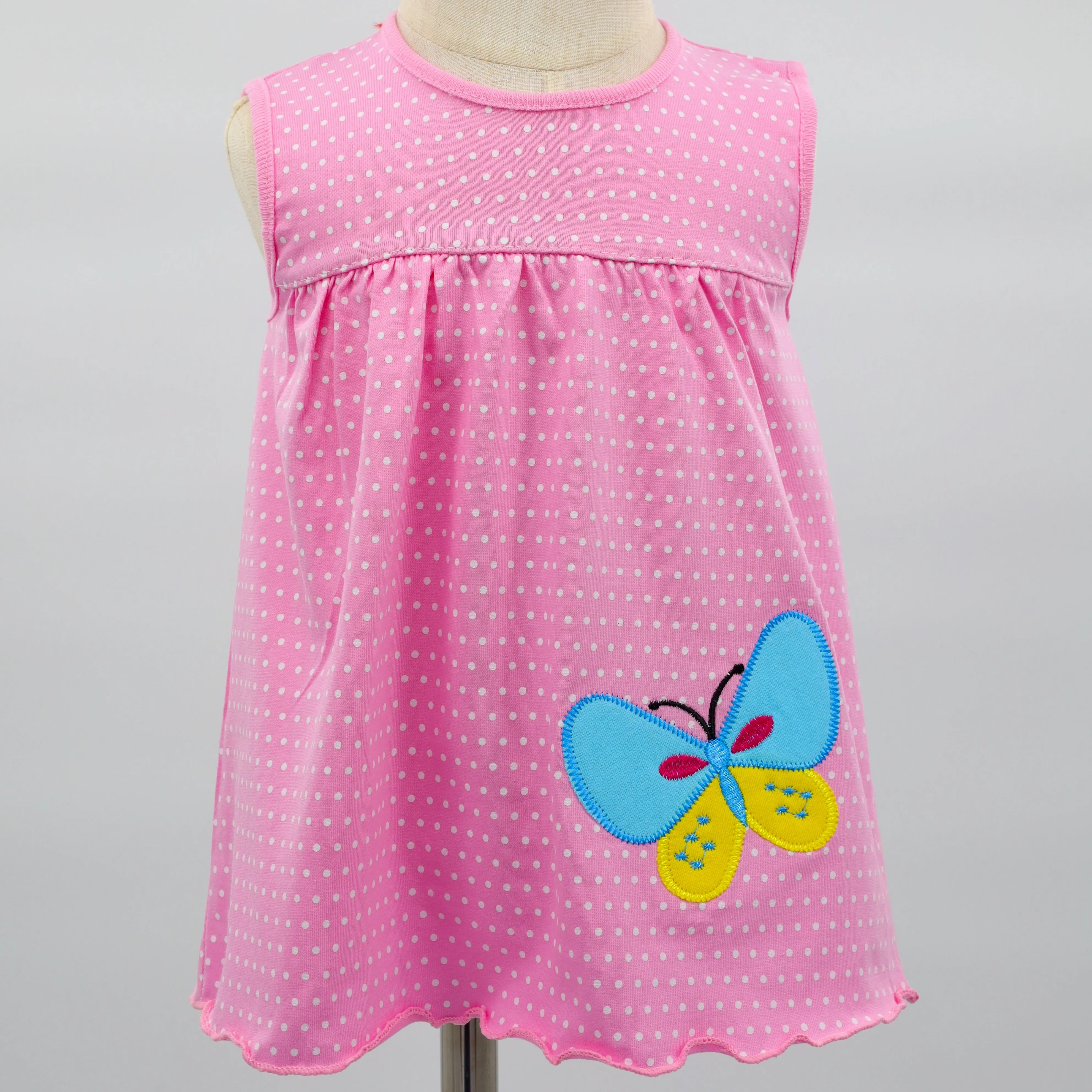 Girls Cotton Comfort Summer Dress