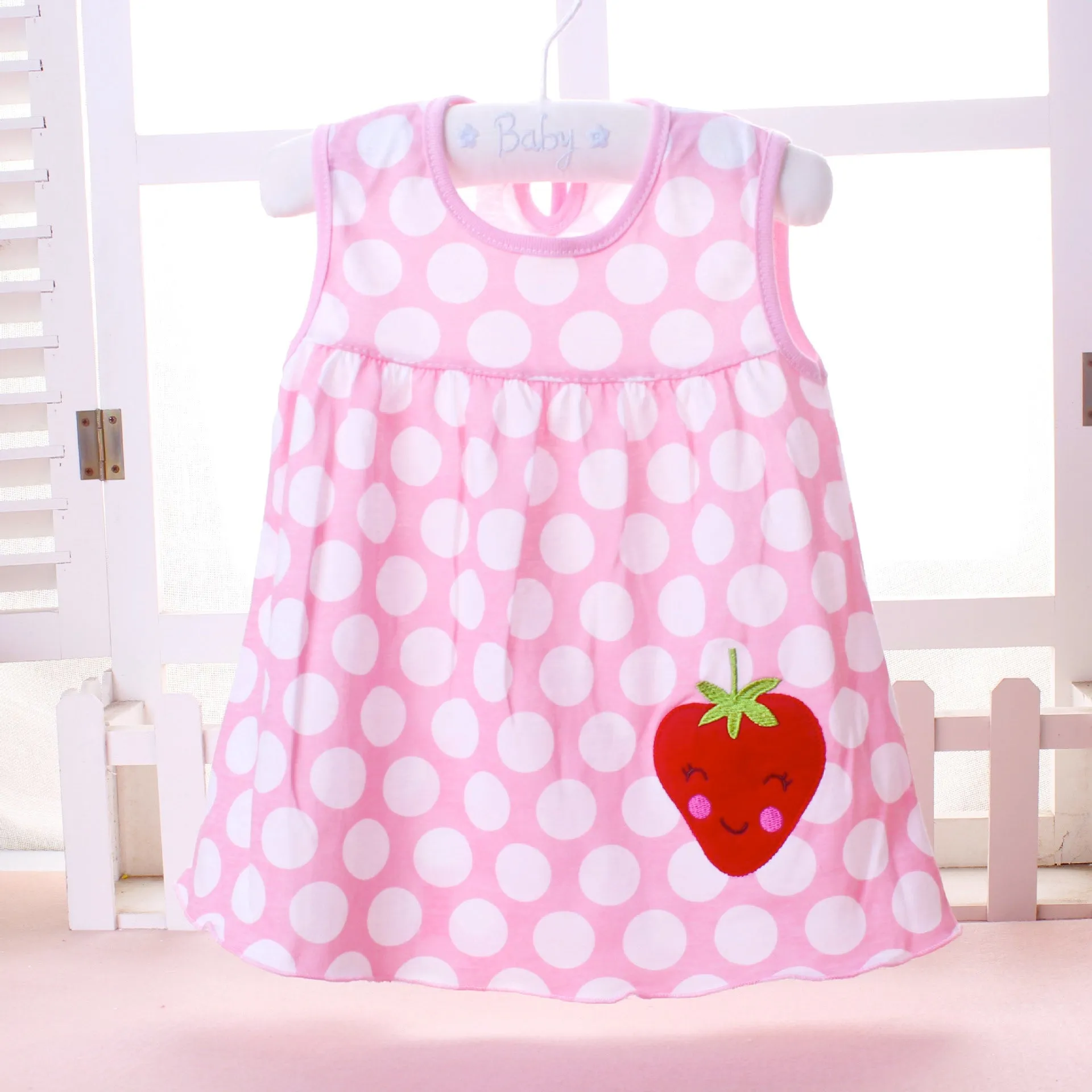 Girls Cotton Comfort Summer Dress