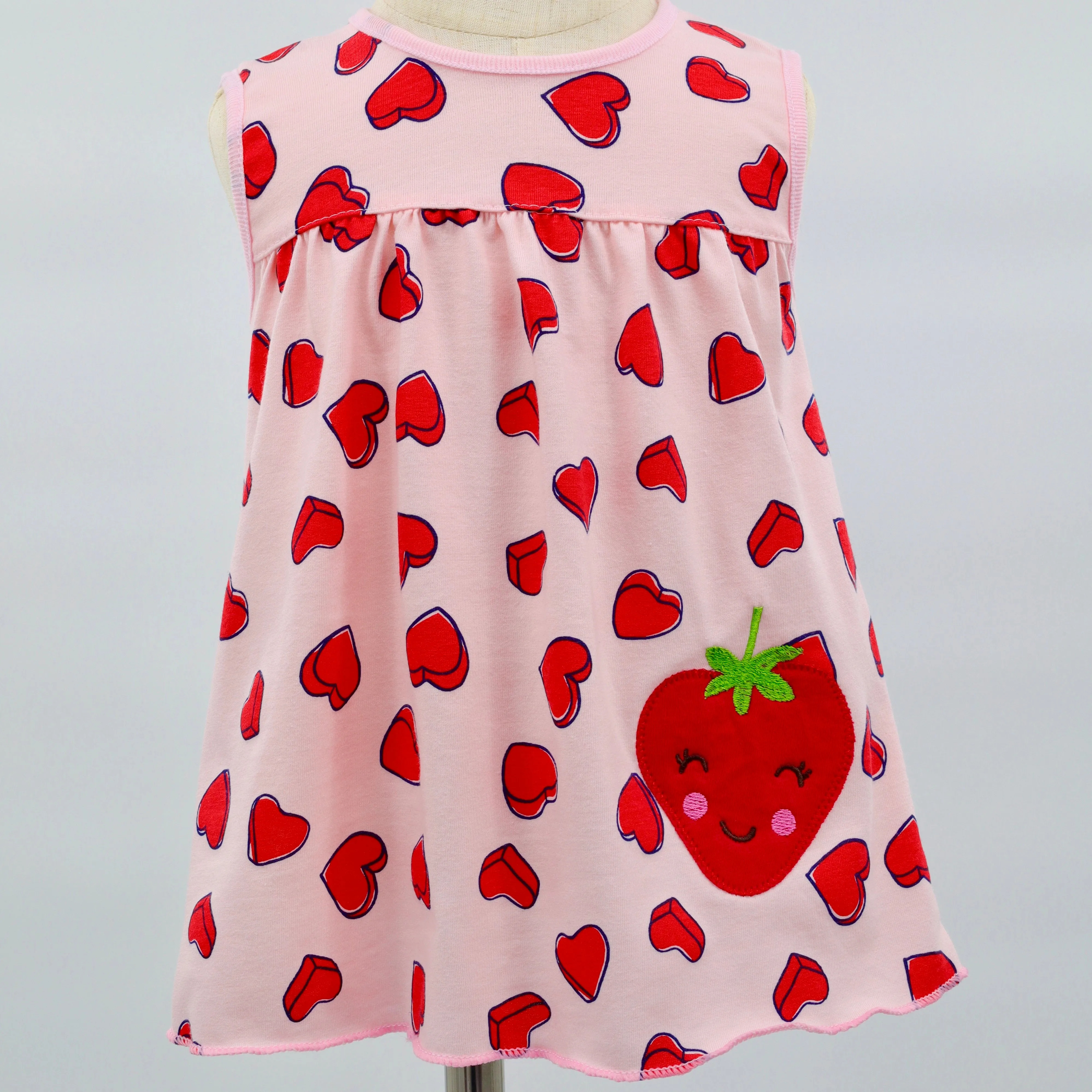 Girls Cotton Comfort Summer Dress