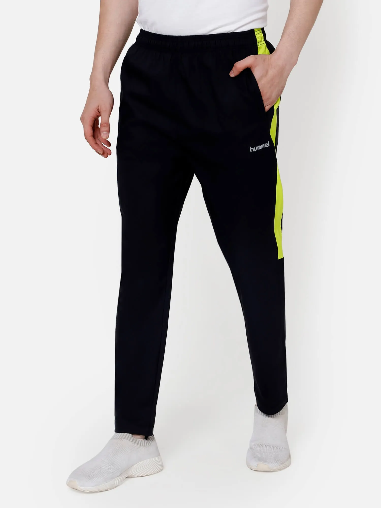 Harold Solid Regular fit Polyester Trackpants for Men with zipper pockets Comfortable Breathable Fabric Stretchable for Everyday Use Ideal for Yoga Training Gym Running or Performance