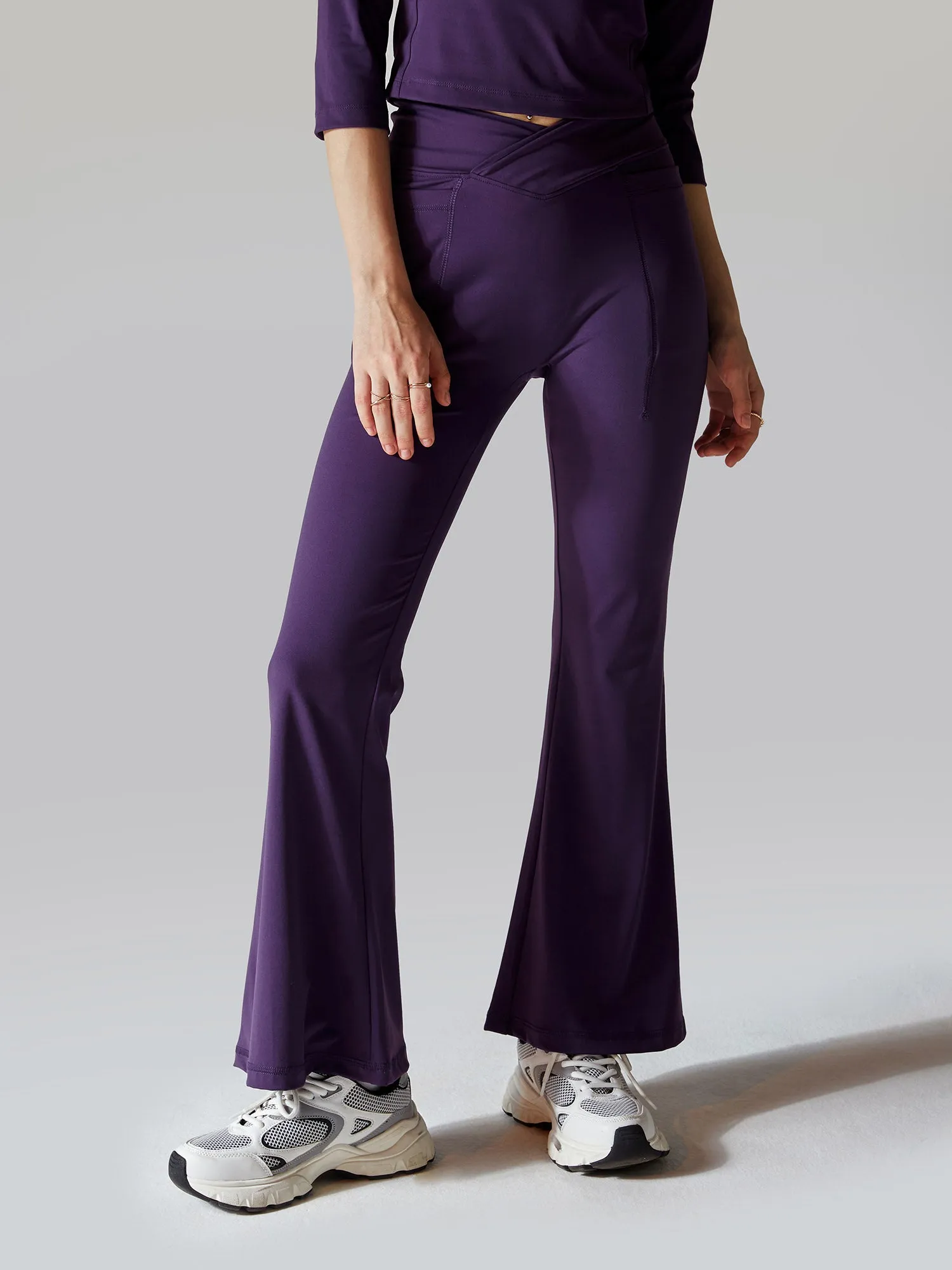 Iris Purple Petite Hourglass Leggings