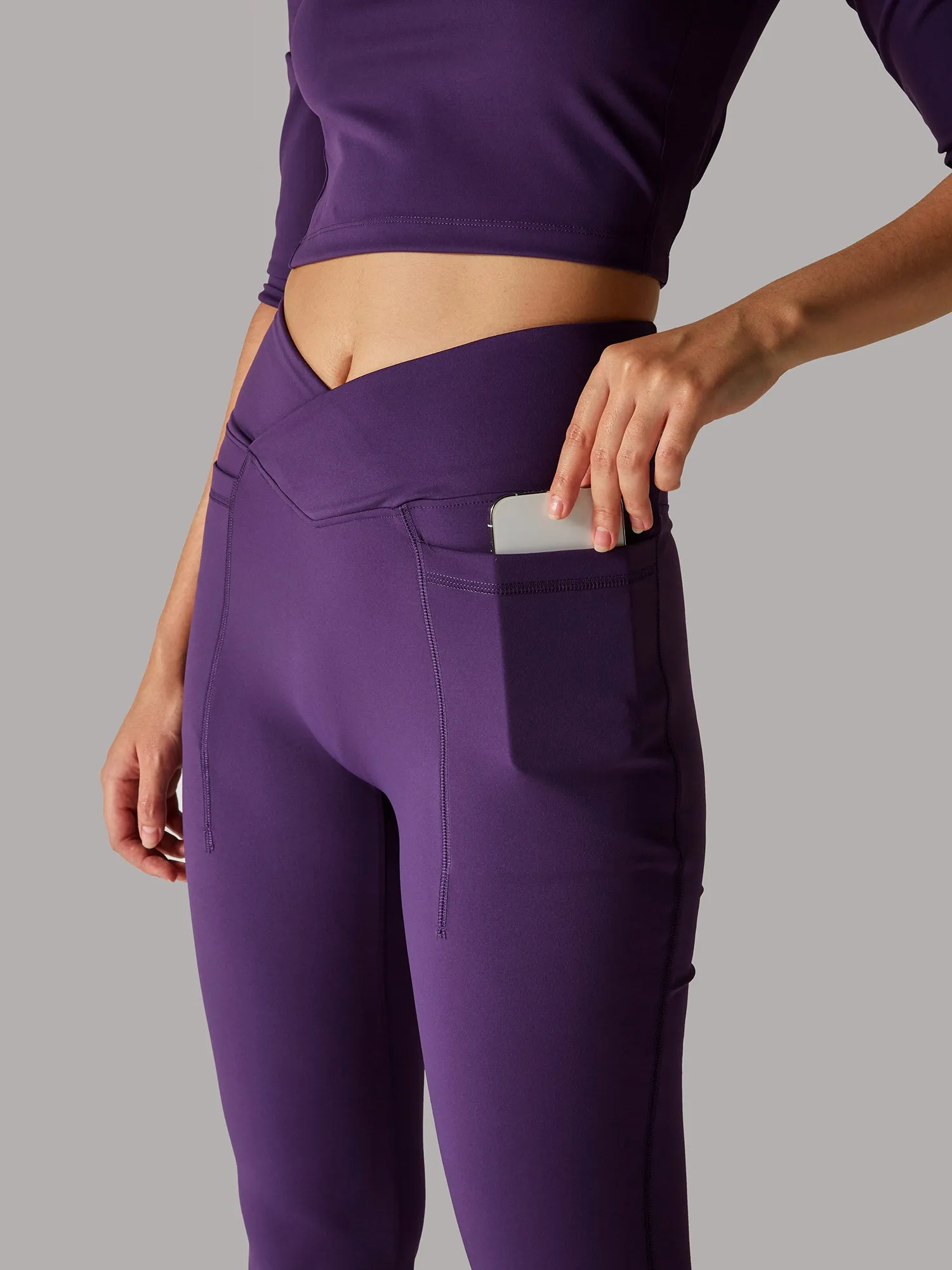 Iris Purple Tall Hourglass Leggings