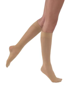 Jobst Ultrasheer SoftFit Closed Toe Knee Highs with Comfortable Stay Up Top Band 15-20 mmHg