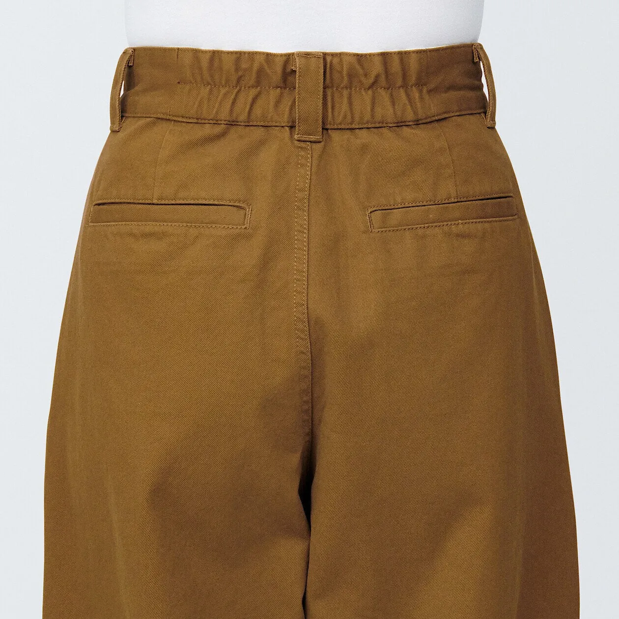 Kapok Blend Pleated Pants