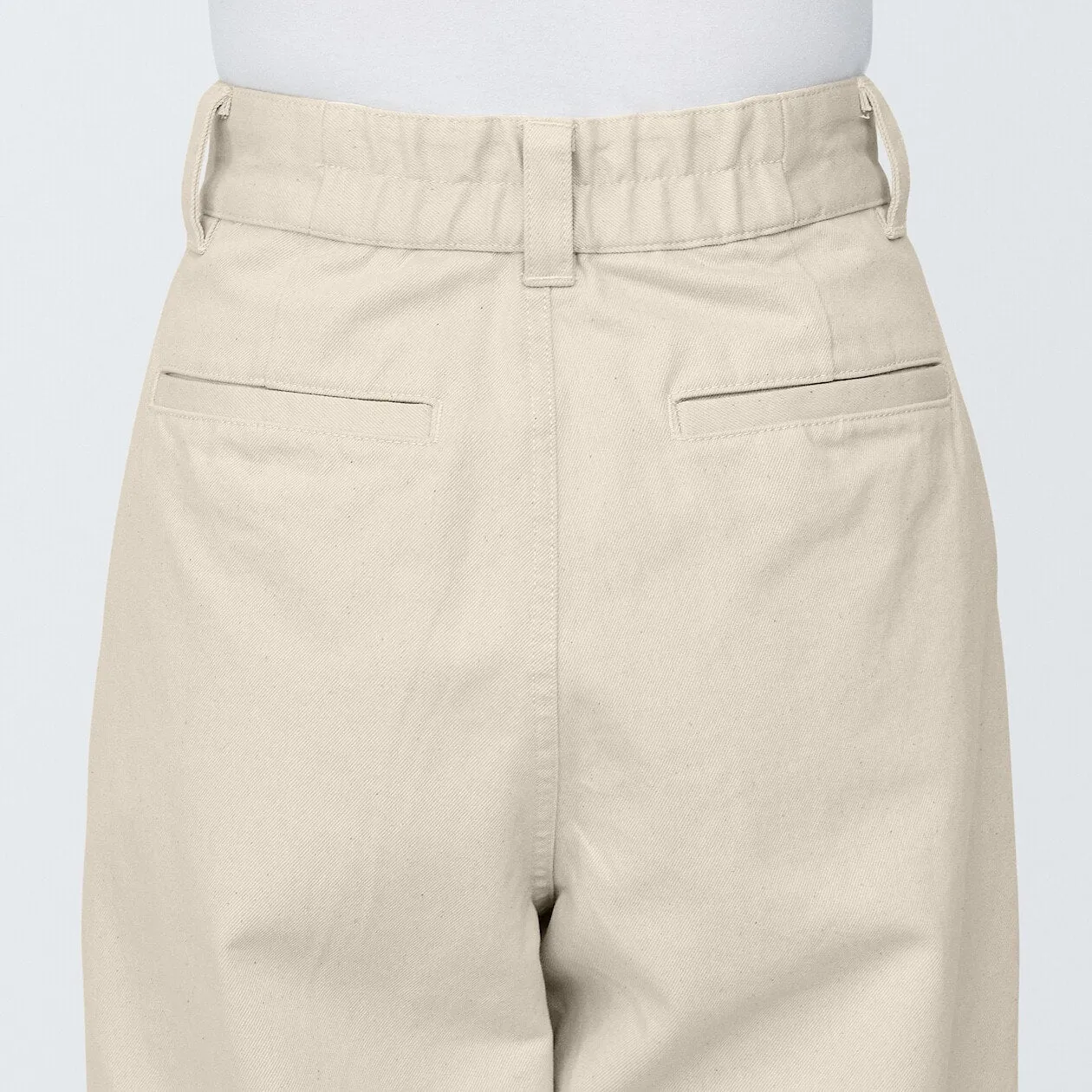 Kapok Blend Pleated Pants