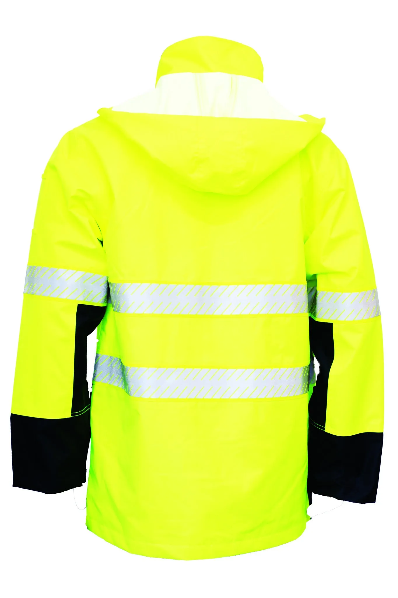 KM Workwear Hi Vis 2 Tone Lighweight Breathable Jacket c/w 3M Segmented Reflective Tape M5131T