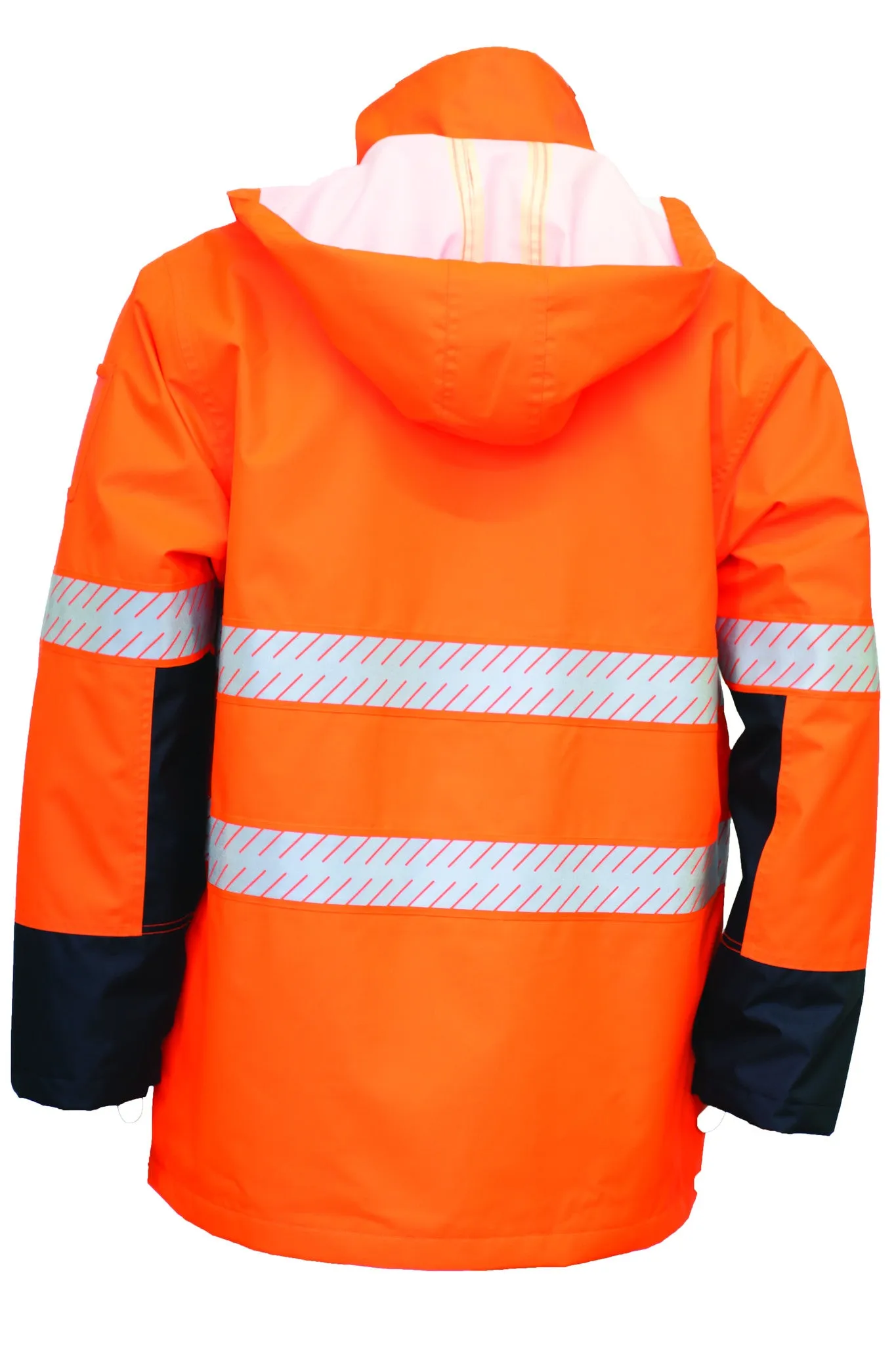 KM Workwear Hi Vis 2 Tone Lighweight Breathable Jacket c/w 3M Segmented Reflective Tape M5131T