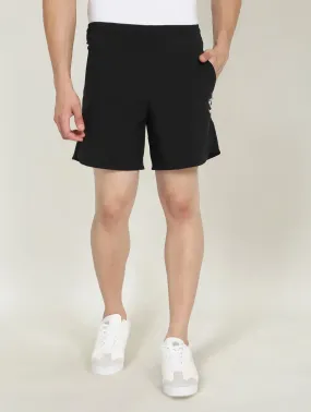 Kuro Solid Regular fit Polyester Shorts for Men with zipper pockets Comfortable Breathable Fabric Stretchable for Everyday Use Ideal for Yoga Training Gym Running or Performance