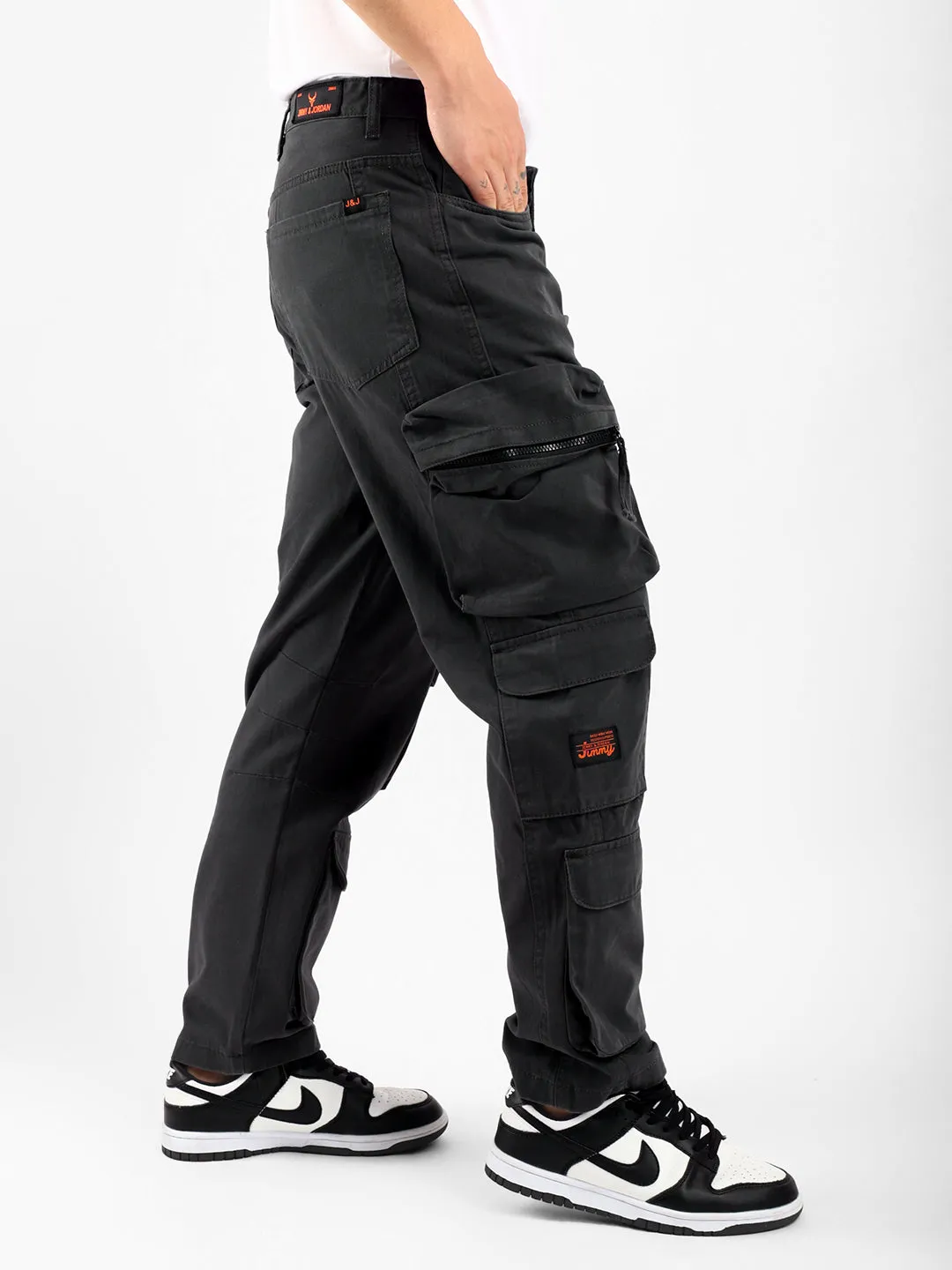 Kyubic Pine Green Cargo Pants