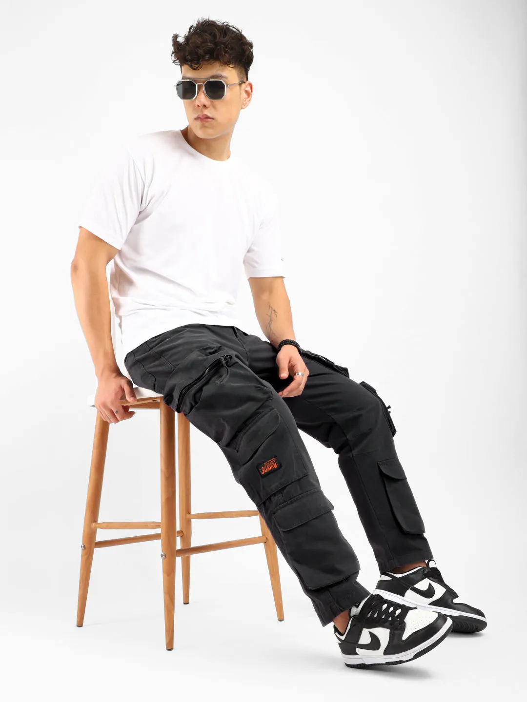 Kyubic Pine Green Cargo Pants