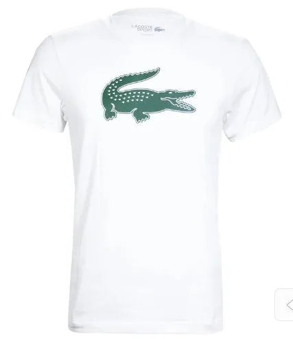 Lacoste Men's Sport 3D Print Crocodile Breathable Jersey T-shirt