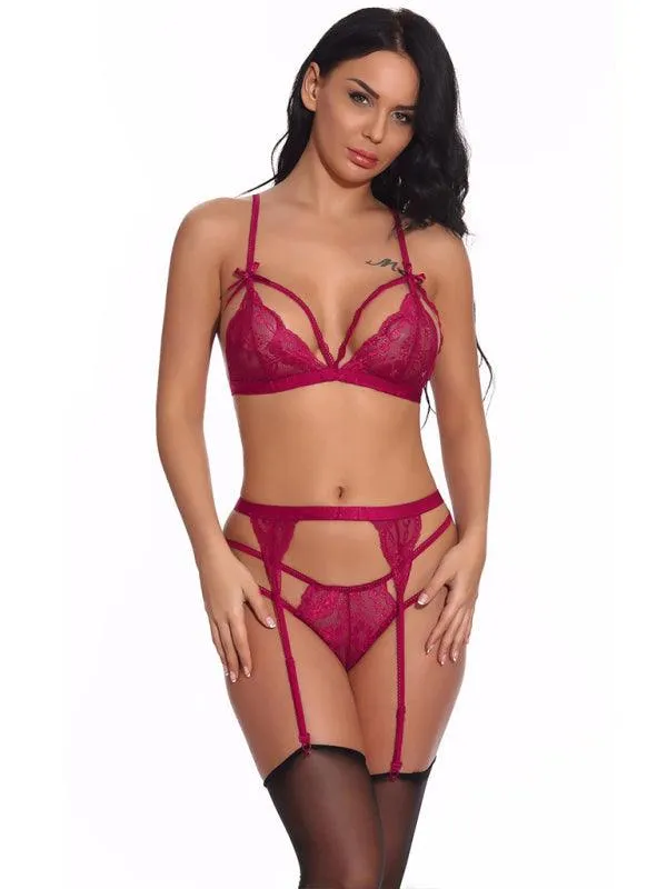 Ladies Sexy Lace Lingerie Set