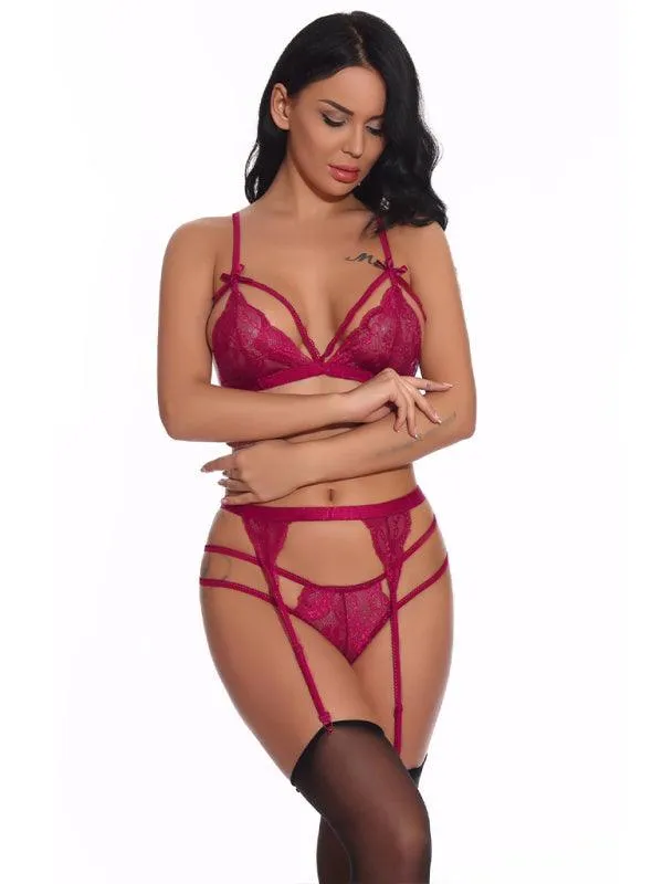 Ladies Sexy Lace Lingerie Set