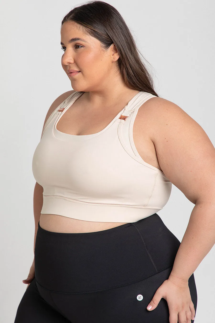 Mama Maternity Sports Bra - Beige