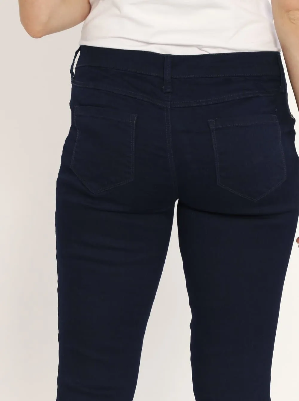 Maternity Comfortable Stretch Slim Jeans in Navy