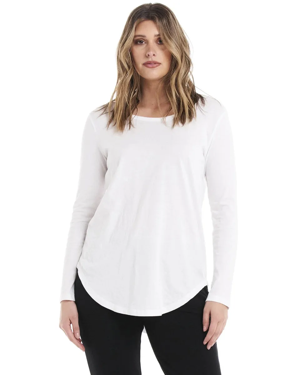 Megan Cotton Top White