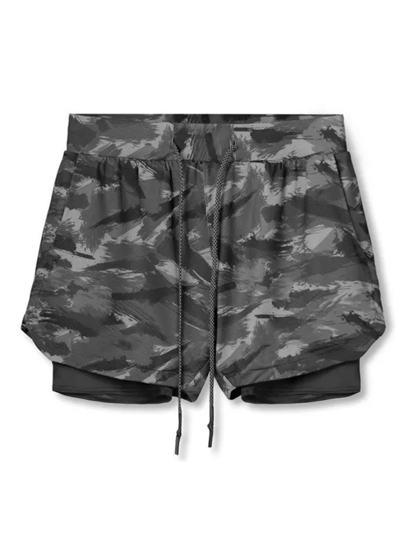 Men's 2-in-1 Sports Shorts