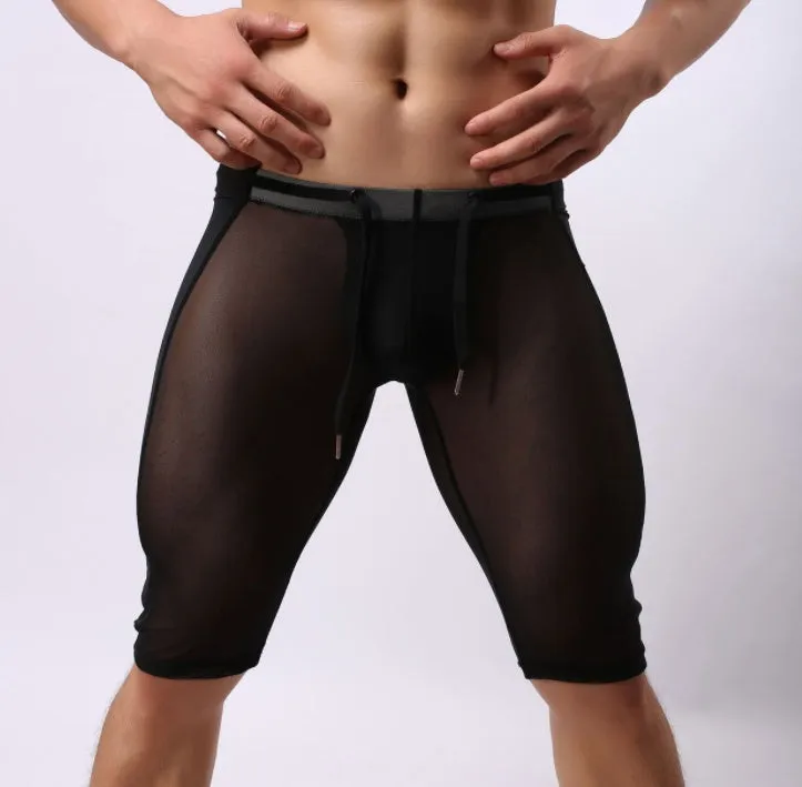 Mens Fitness Exercise Pants Are Breathable And Cool