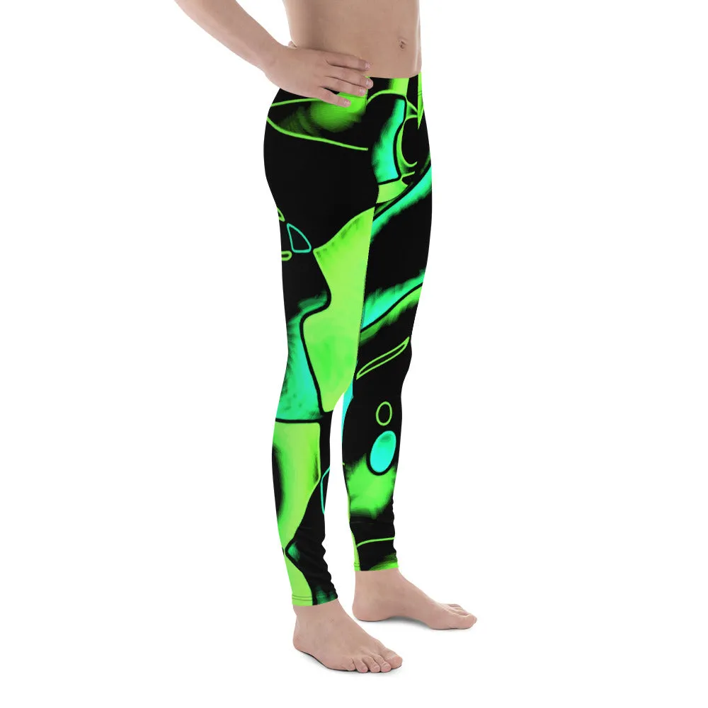 Men's Leggings Colorful Lime