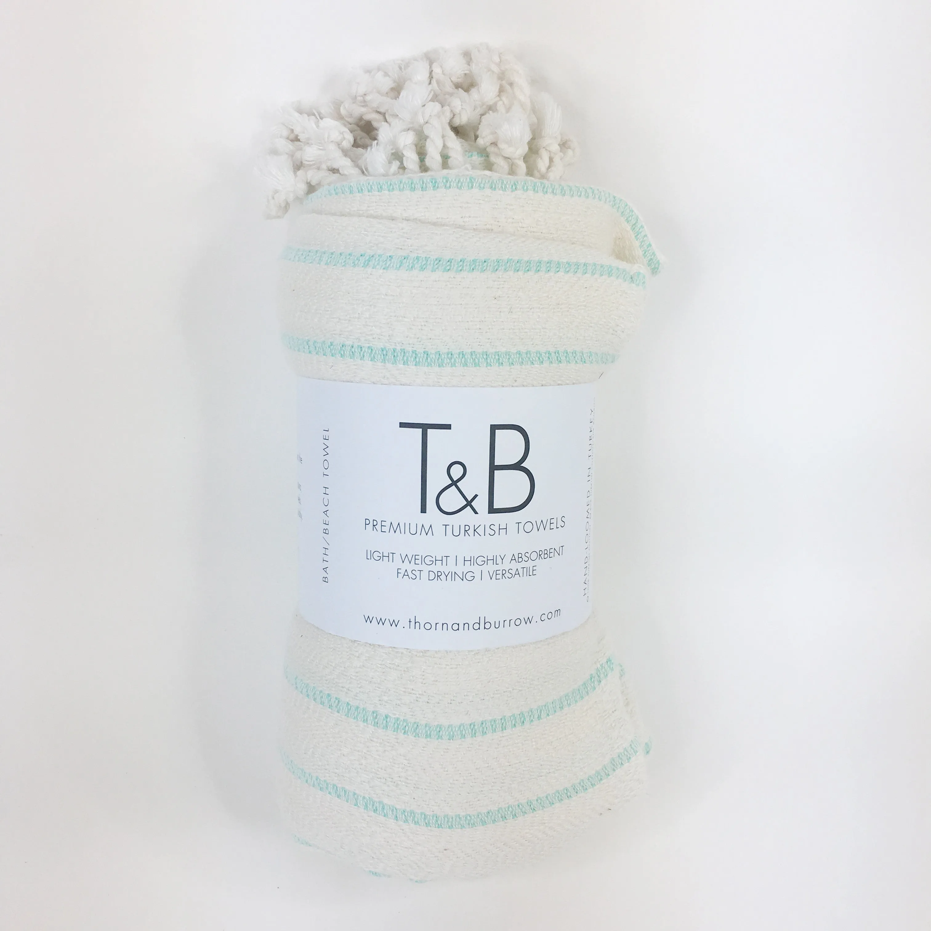 Mint Bamboo & Cotton Turkish Towel