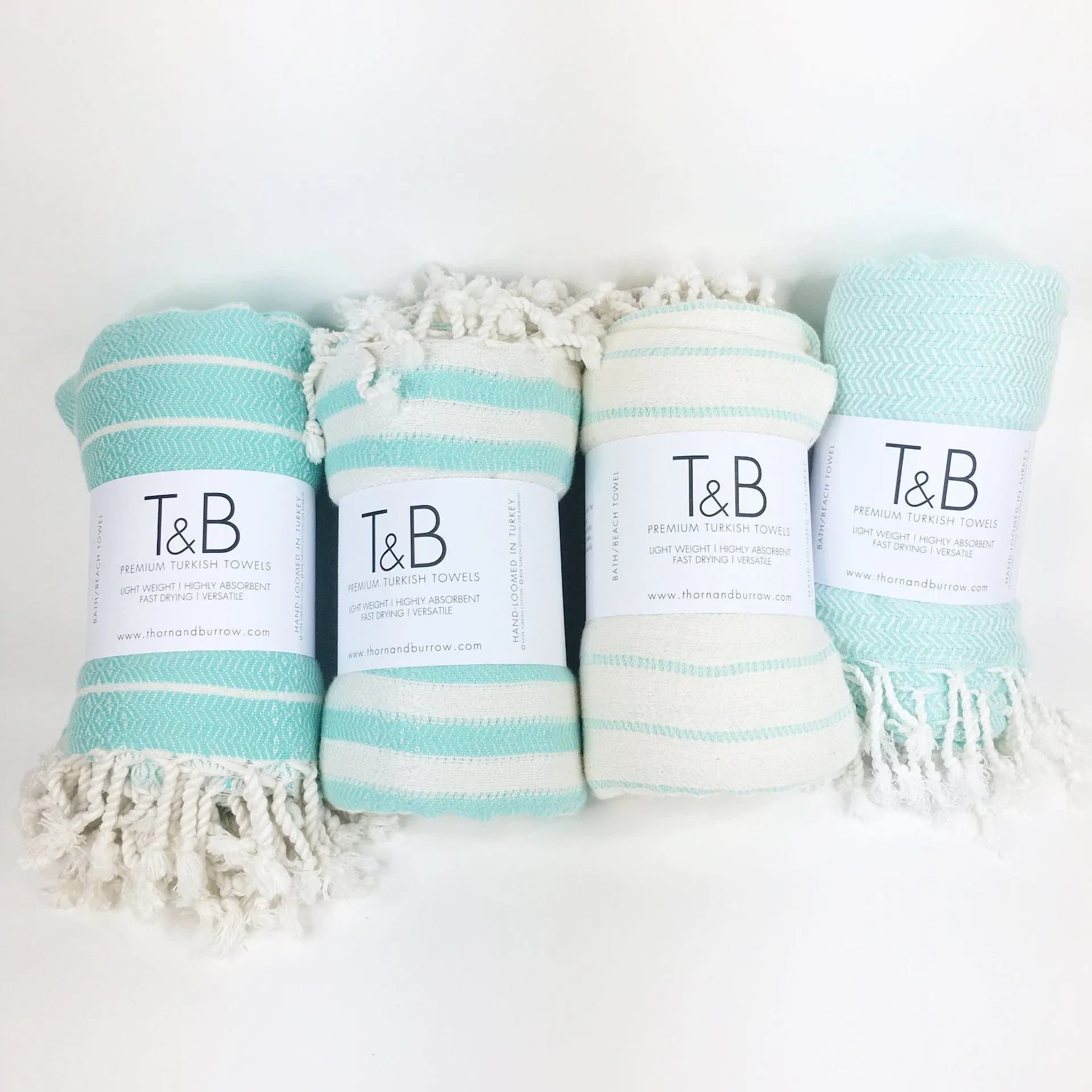 Mint Bamboo & Cotton Turkish Towel