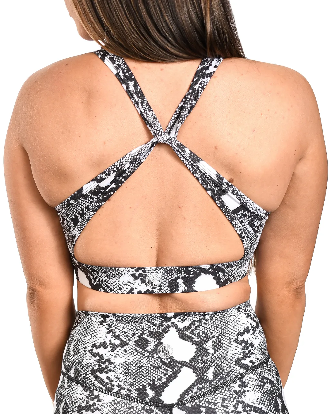 Monochrome Cobra Sports Bra