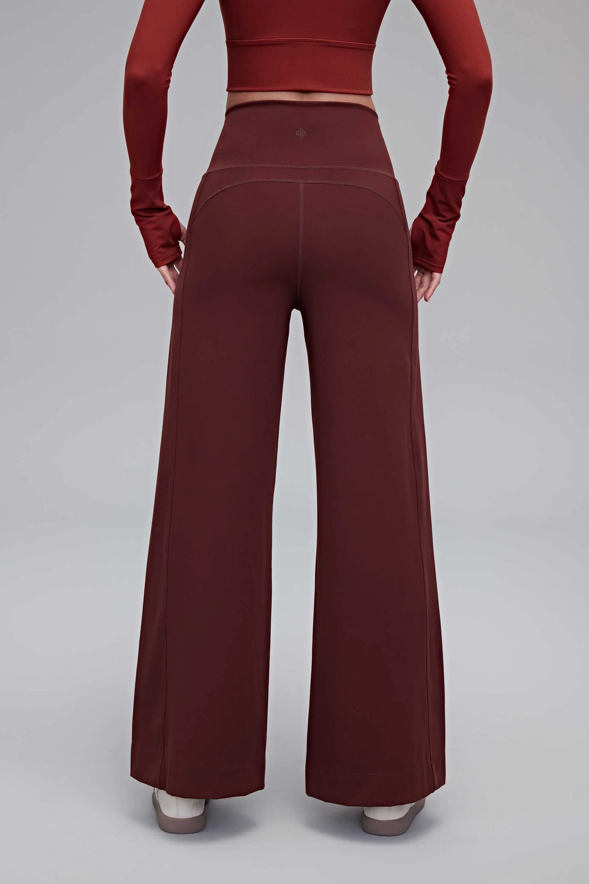 Mousse Drawstring Wide Leg Pants