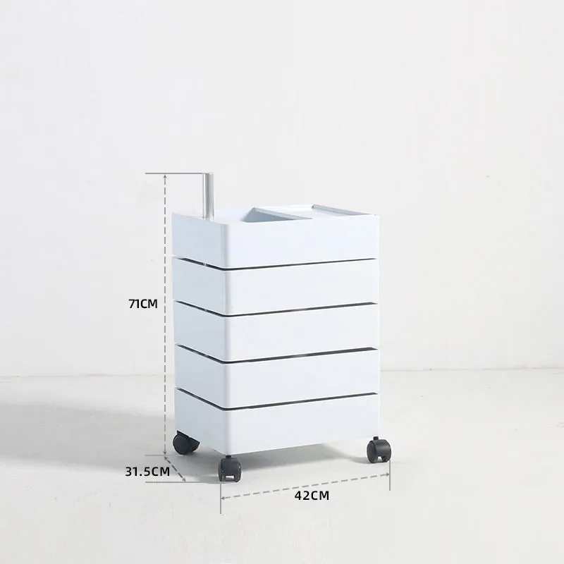 Multi-functional rotating storage cabinet