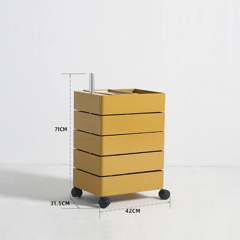 Multi-functional rotating storage cabinet