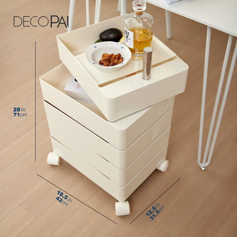 Multi-functional rotating storage cabinet