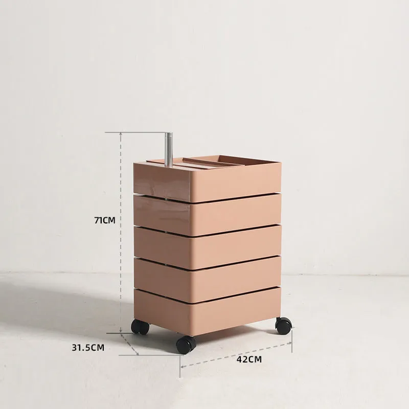 Multi-functional rotating storage cabinet