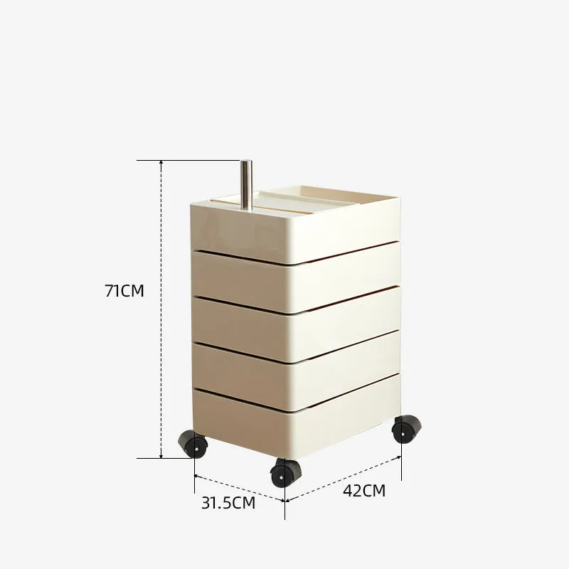 Multi-functional rotating storage cabinet