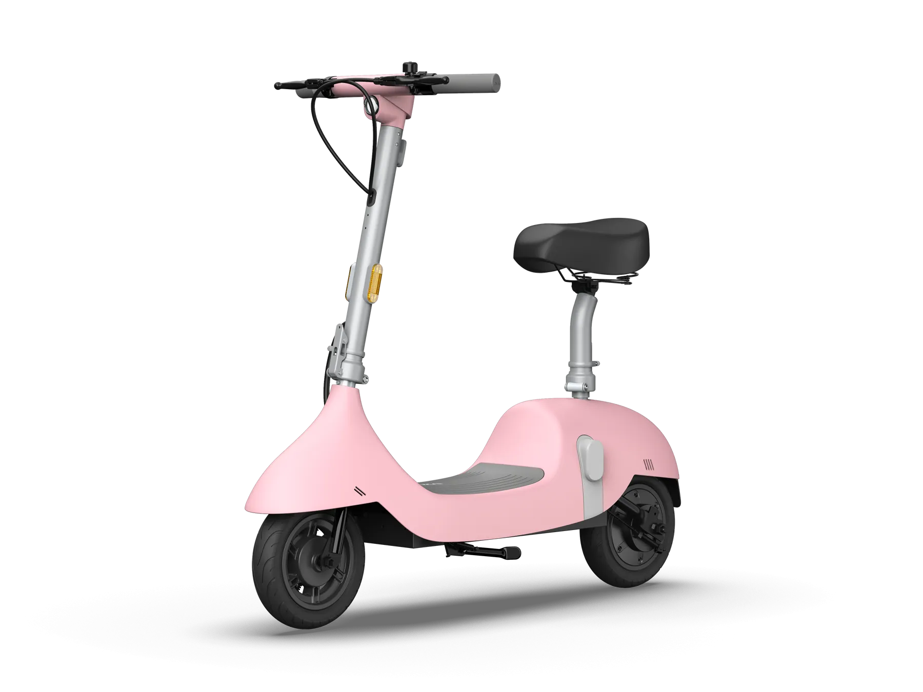 OKAI Retro-Style Electric Scooter with Comfortable Seat & 10" Wheels - Up to 35 Miles Range & 15.5mph Top Speed