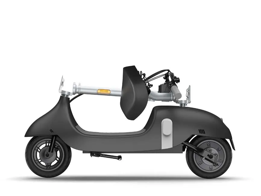 OKAI Retro-Style Electric Scooter with Comfortable Seat & 10" Wheels - Up to 35 Miles Range & 15.5mph Top Speed