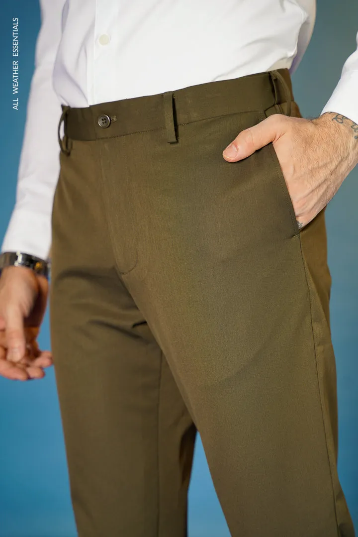 Olive All Weather Stretch Pants