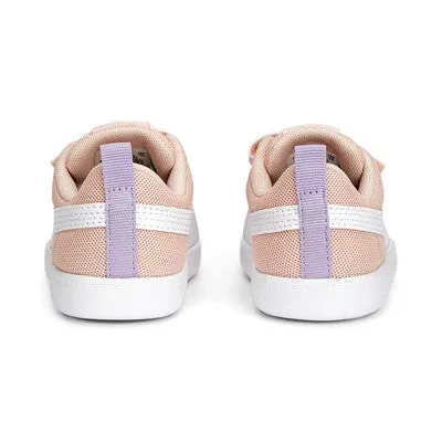 Puma children's sneakers in breathable mesh Courtflex v2 V Inf 371759-13 rose dust-white-vivid violet