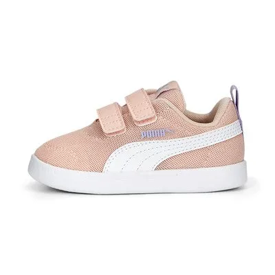 Puma children's sneakers in breathable mesh Courtflex v2 V Inf 371759-13 rose dust-white-vivid violet