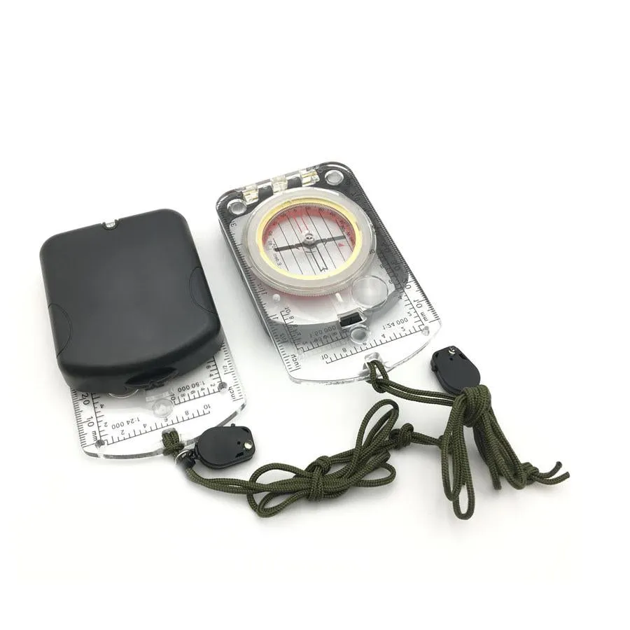 SA-CM1 Multi-Functional Compass with Ruler, Magnifying Glass, Signaling Mirror & LED Light