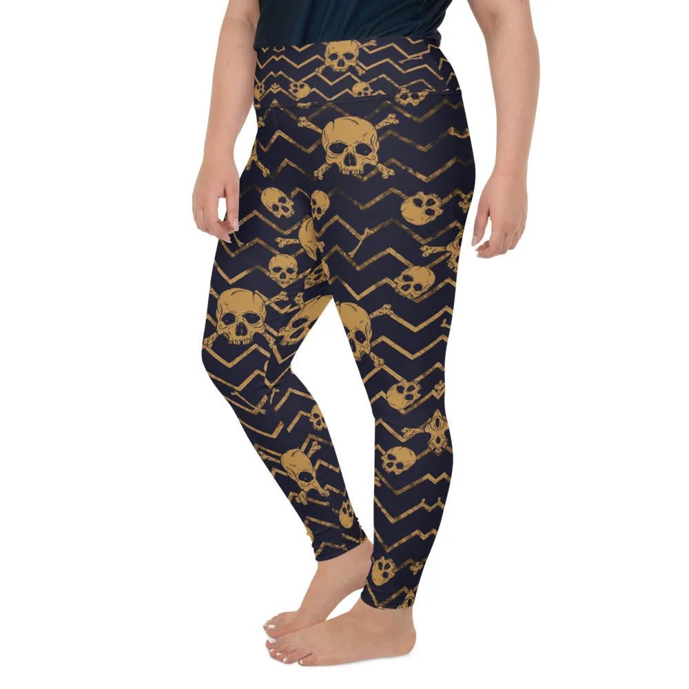 Sacred Skull Plus Size Leggings