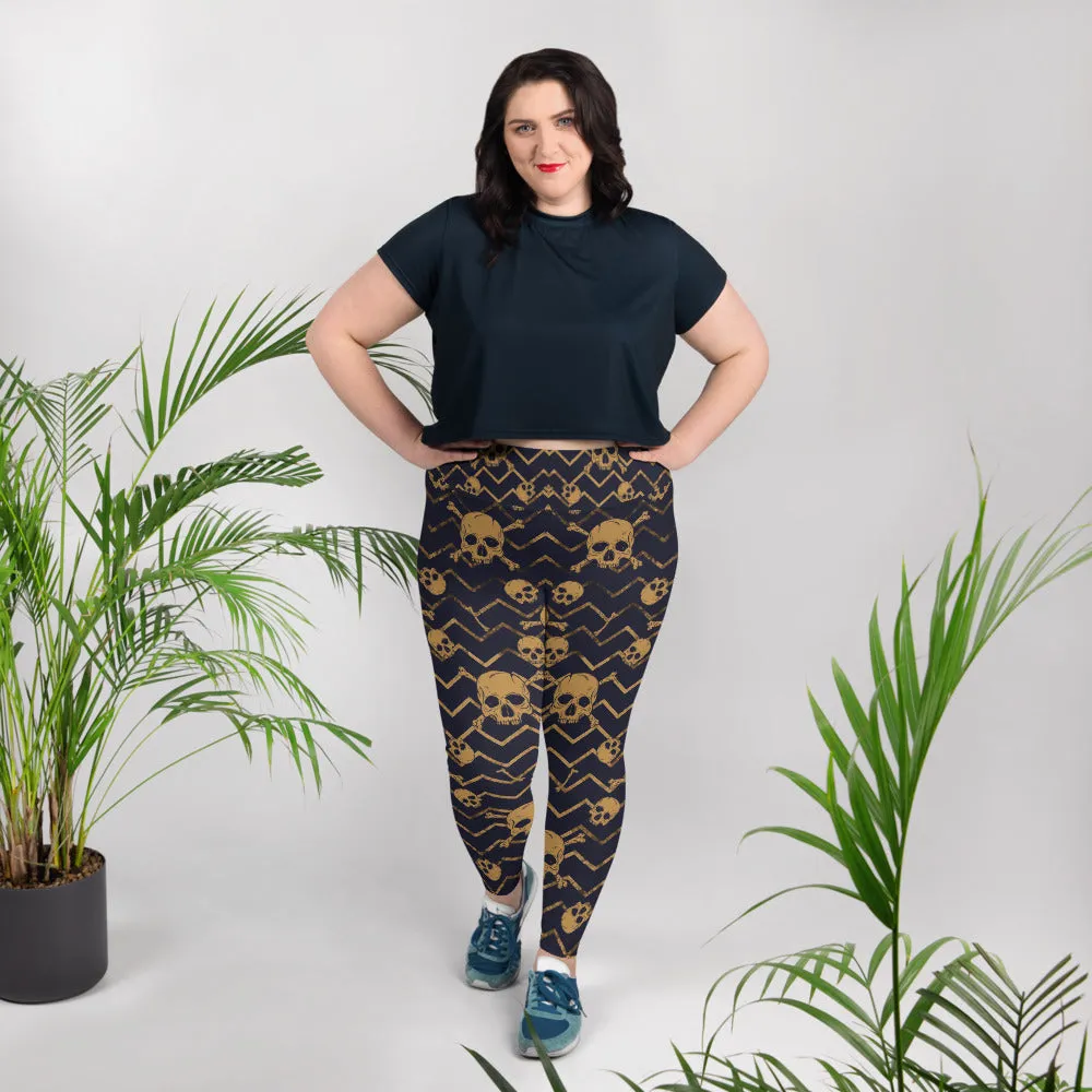 Sacred Skull Plus Size Leggings