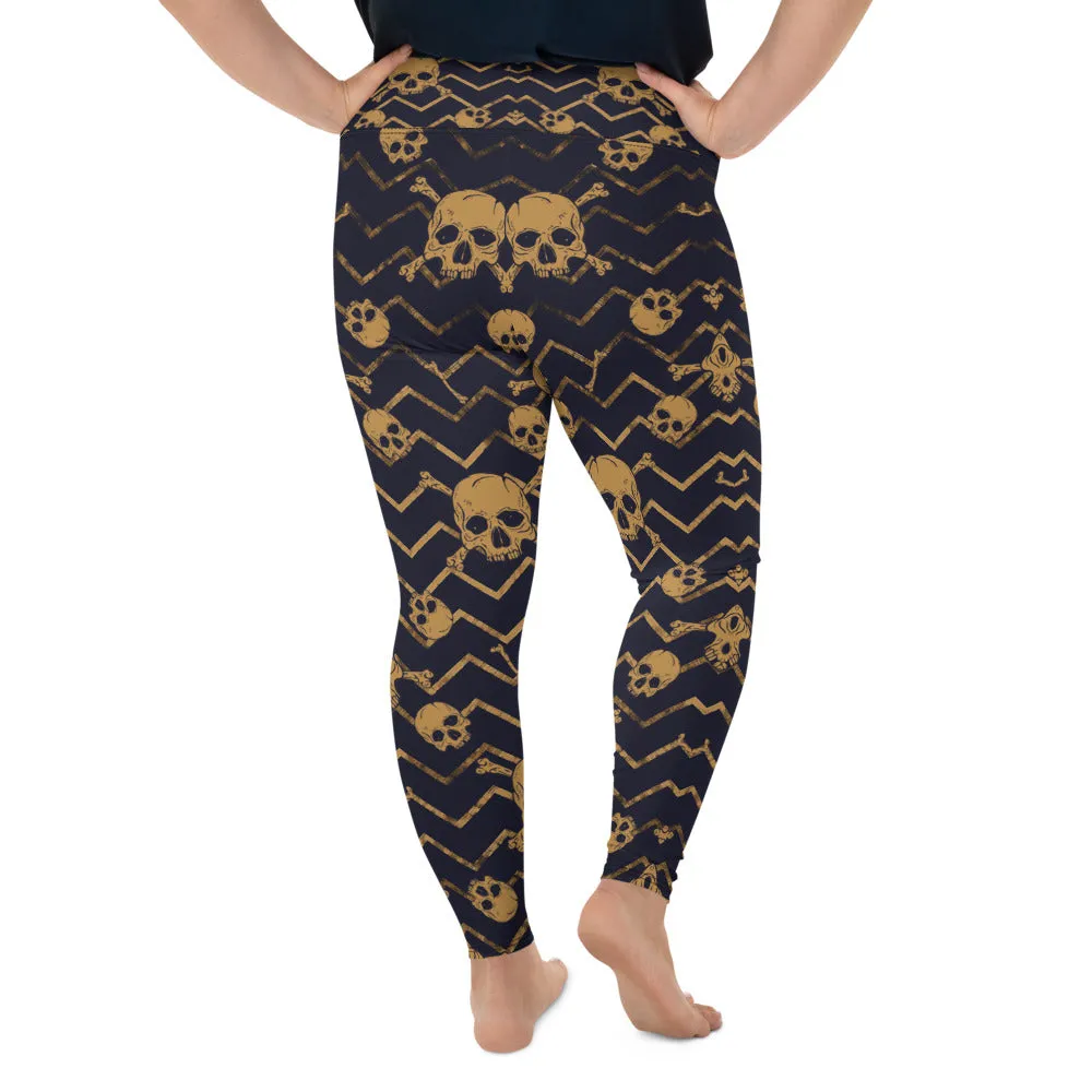 Sacred Skull Plus Size Leggings