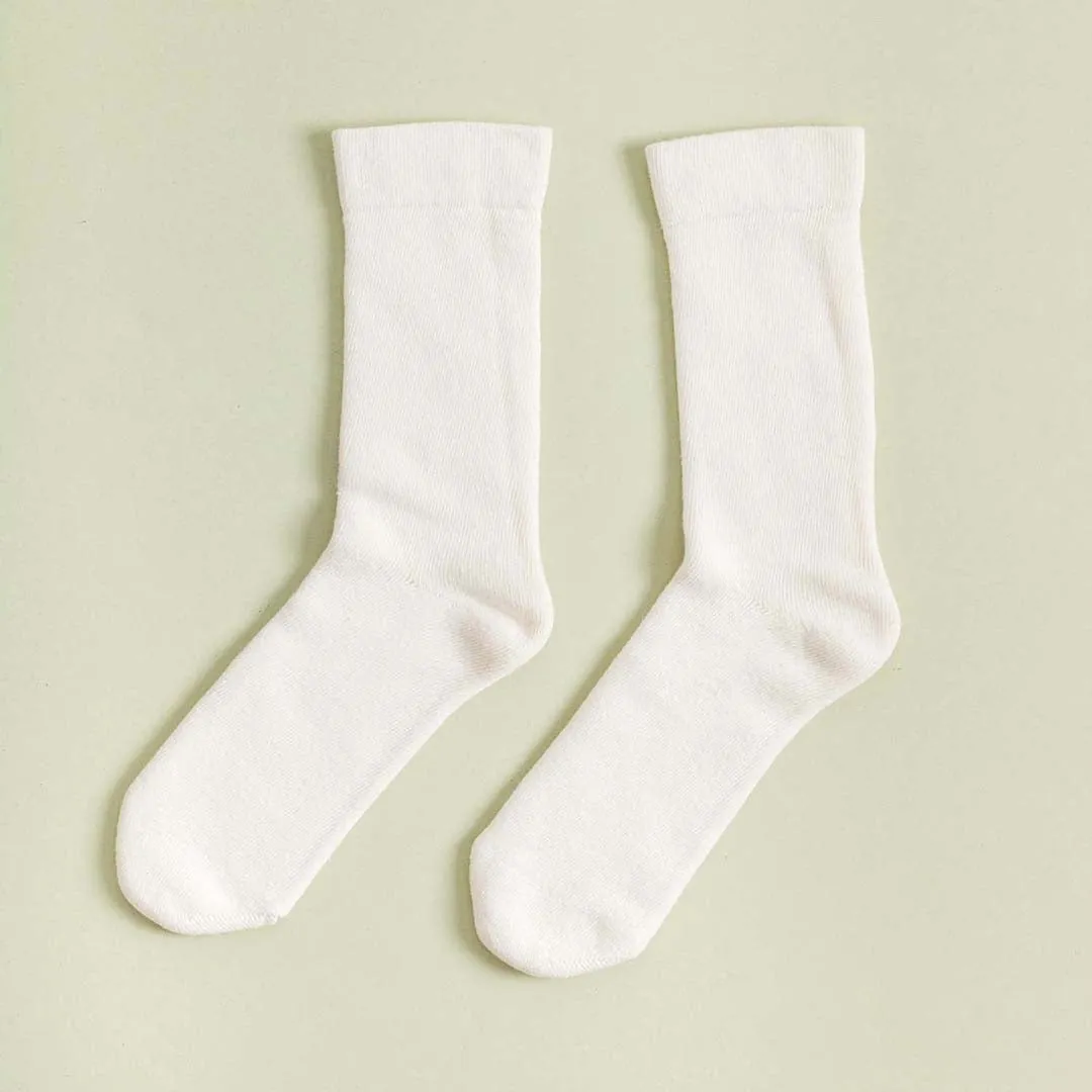 SCHUBERT 99% Organic Cotton Terry Socks (Plush, Thick, Soft, Breathable)