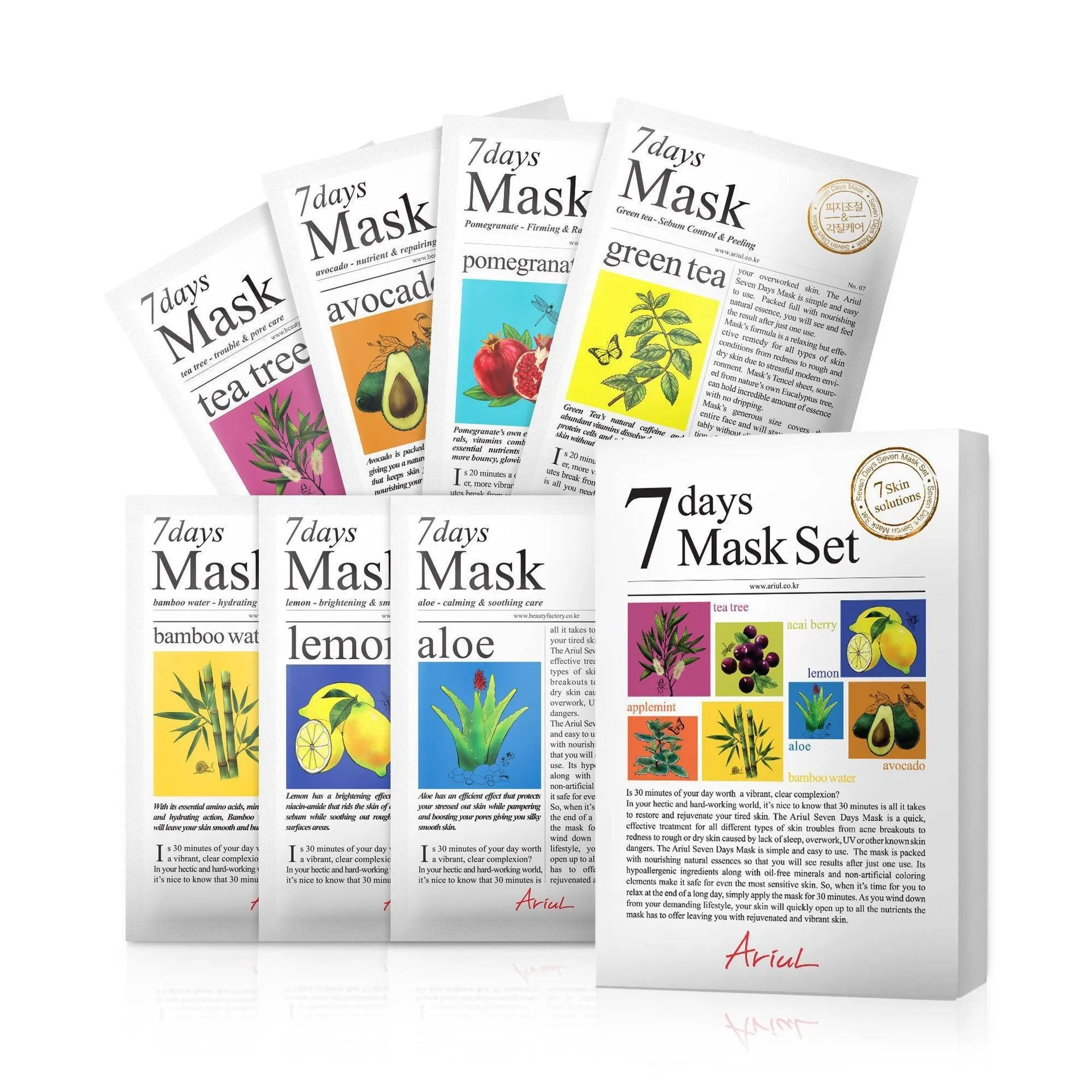 Set ARIUL 7 DAYS MASK SET