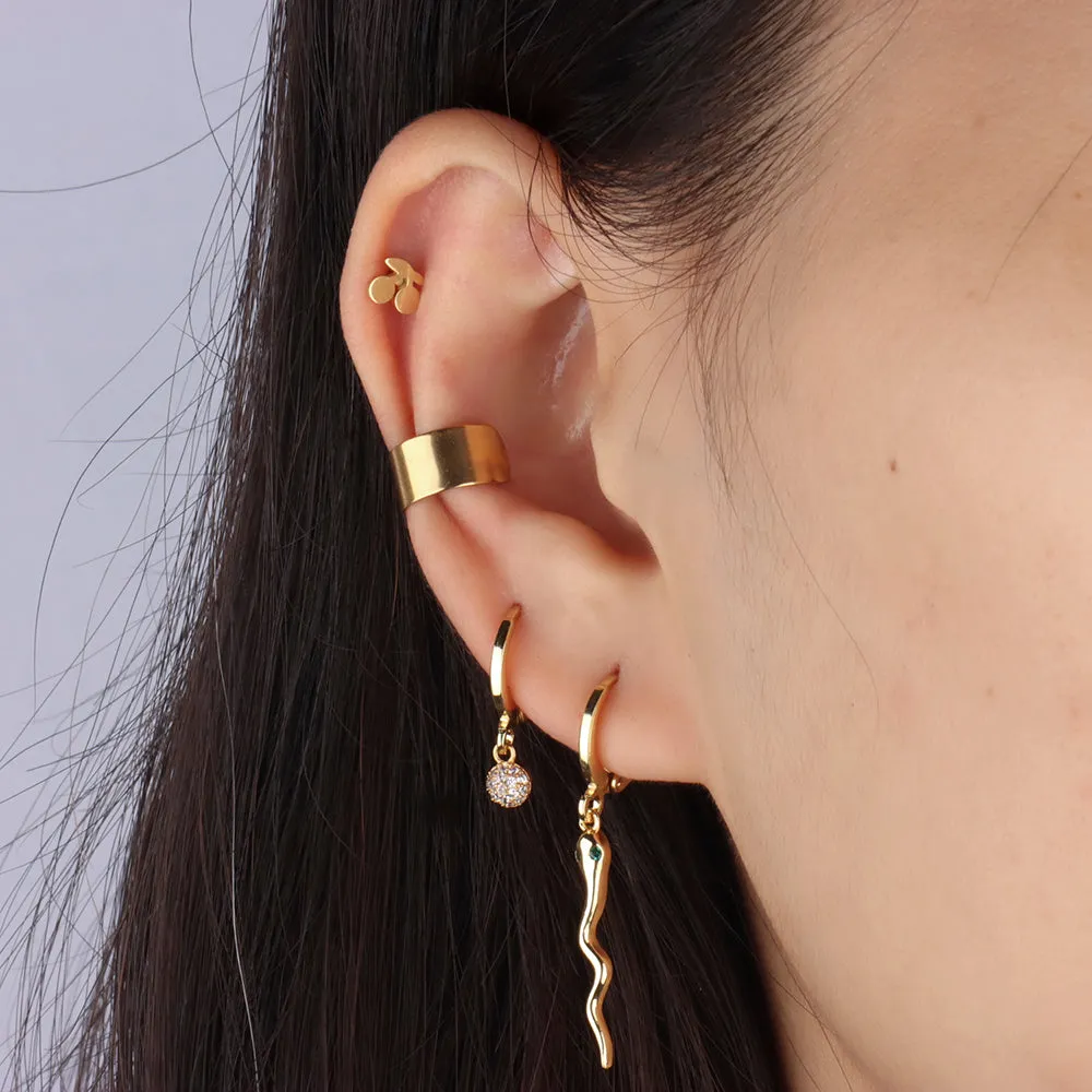 Sexy Snake Hoop Earring