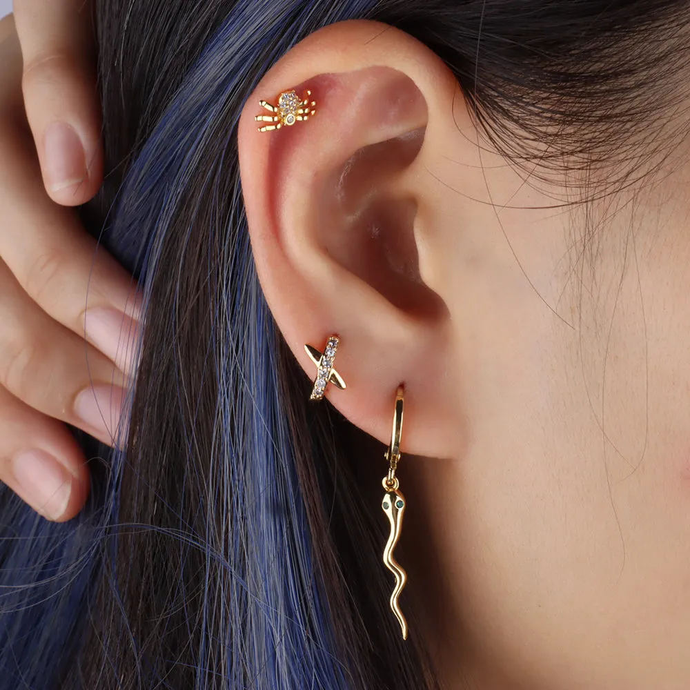 Sexy Snake Hoop Earring