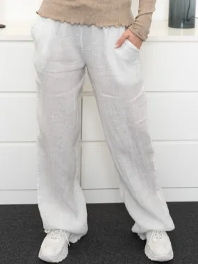 Shay hør pants white