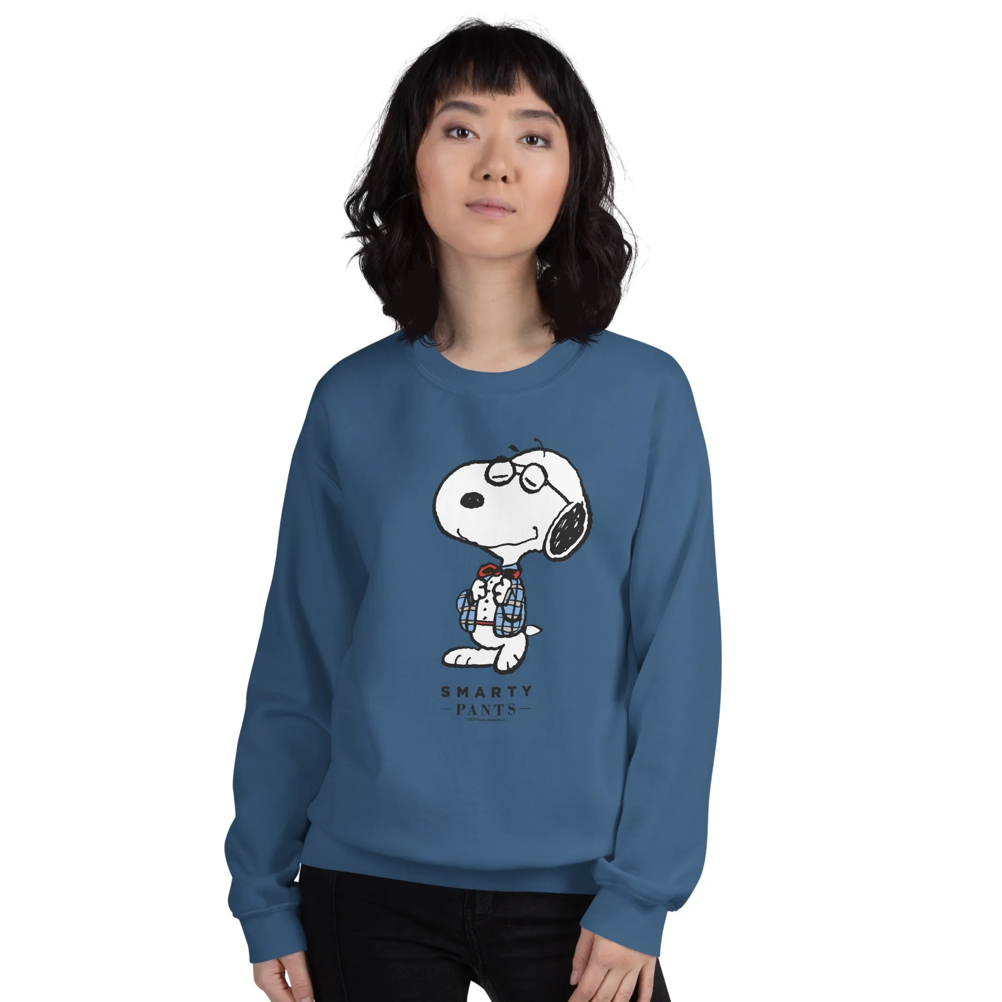 Snoopy Smarty Pants Adult Sweatshirt